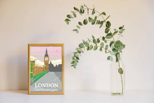 Retro podróż do Londynu z Big Benem