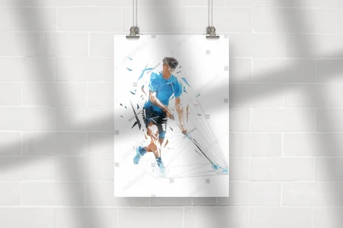 Geometria ruchu: Floorball w abstrakcyjnej formie