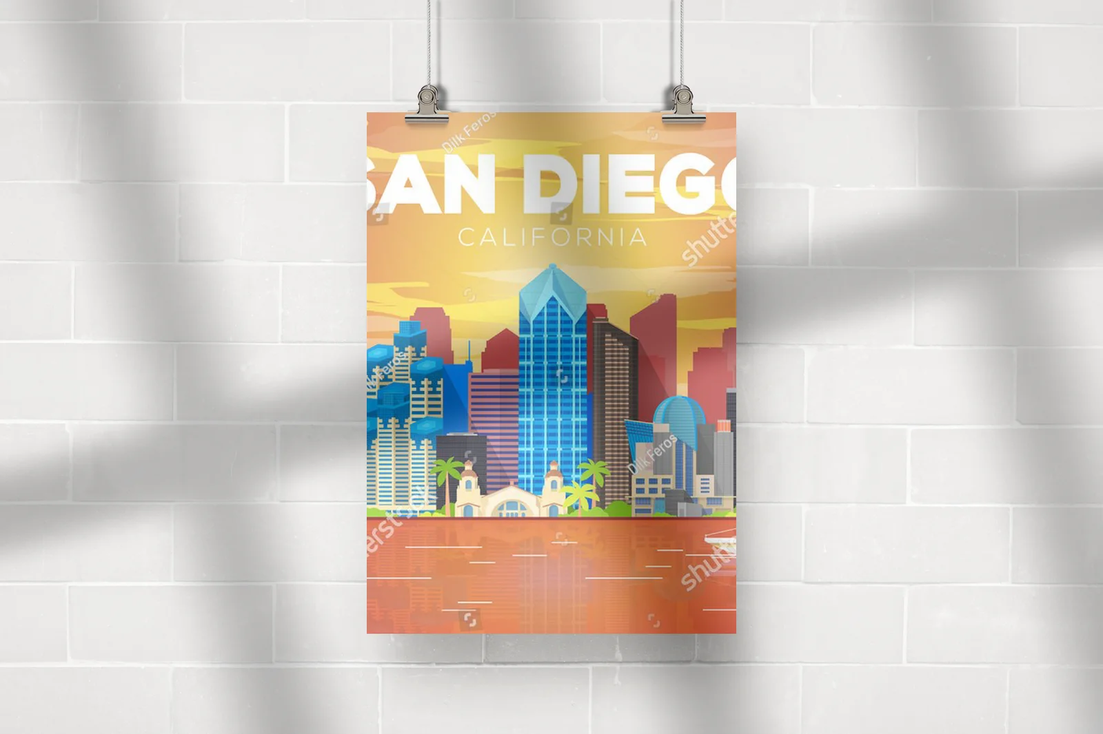 Skyline San Diego: Czerwień kalifornijskiego zachodu