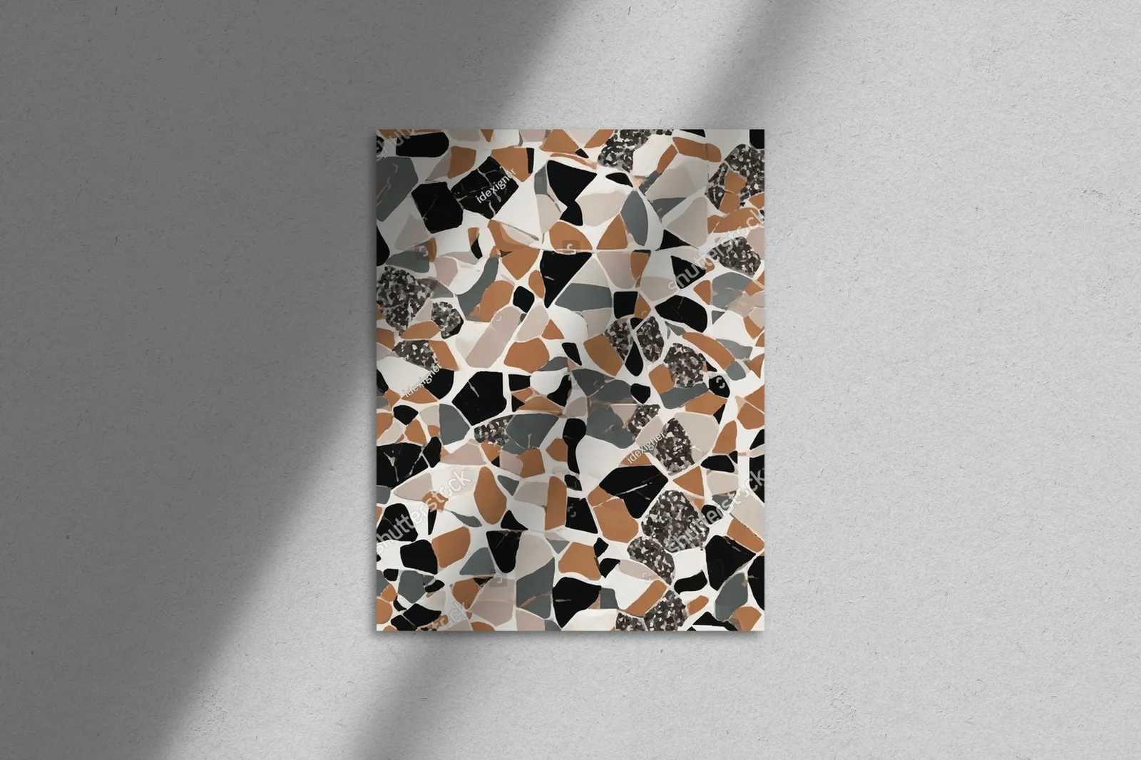 Nowoczesna marmurowa aranżacja z terrazzo