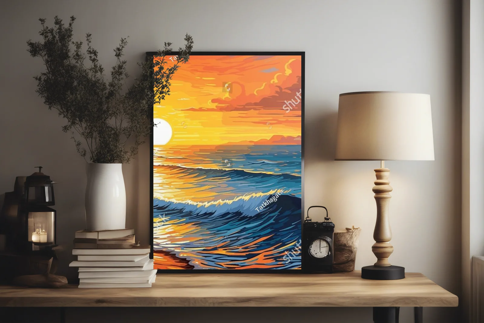 Zachwycający seascape w letnich kolorach