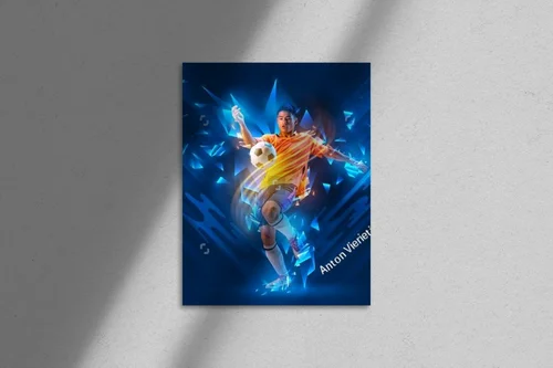 Dynamika sportu w neonowych odcieniach