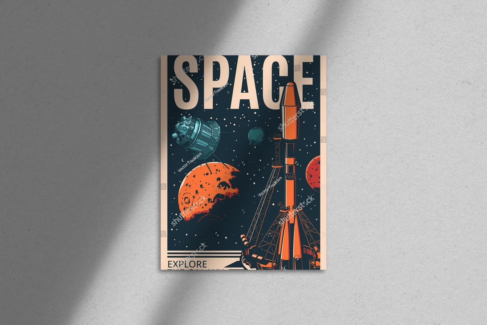 Kosmiczna podróż w retro stylu
