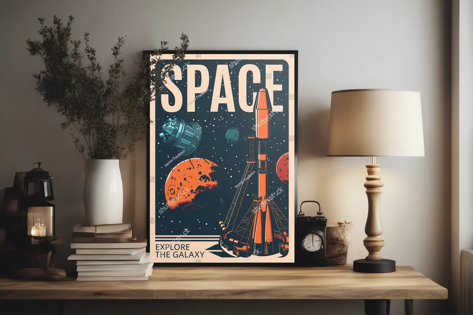 Kosmiczna podróż w retro stylu