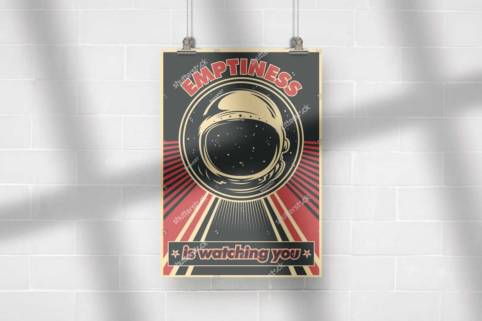 Kosmiczna propaganda w retro stylu