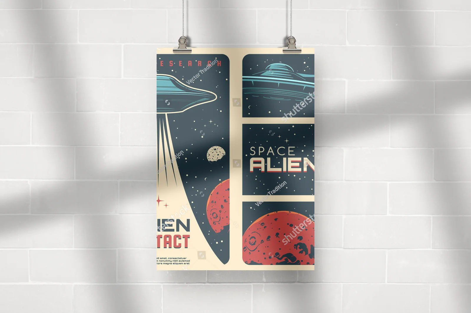 Kosmiczna podróż w retro stylu