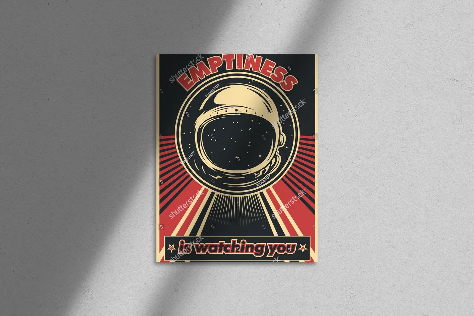 Kosmiczna propaganda w retro stylu