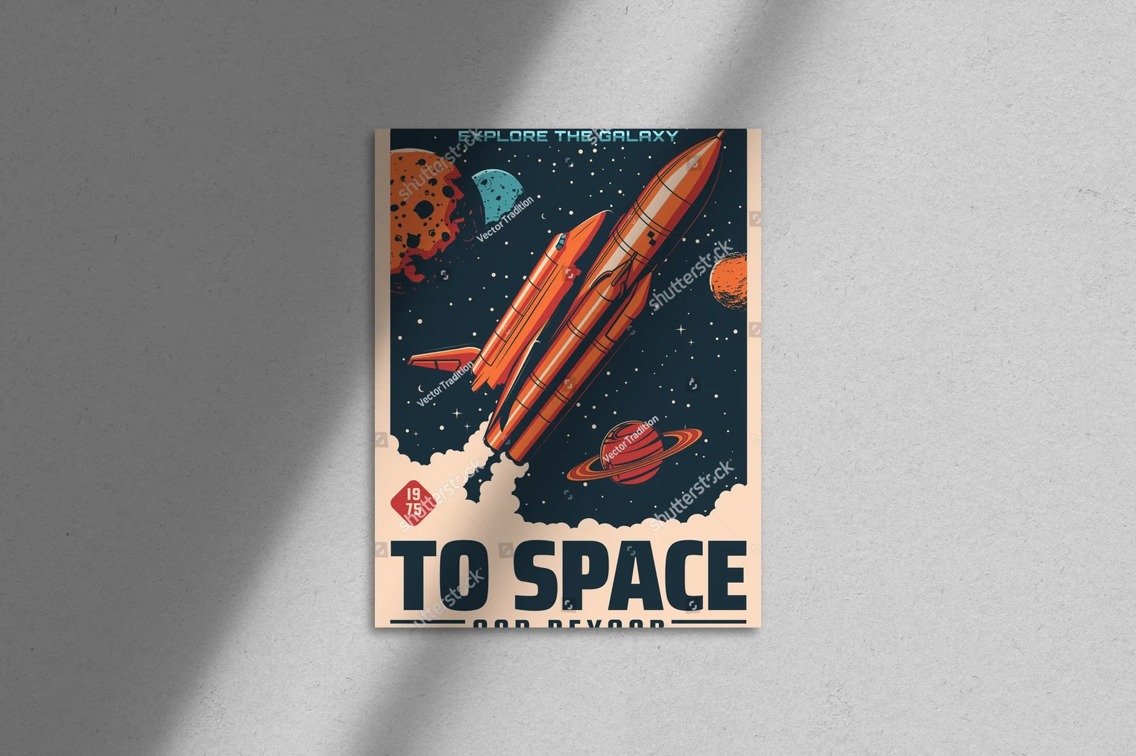 Kosmiczna podróż w retro stylu