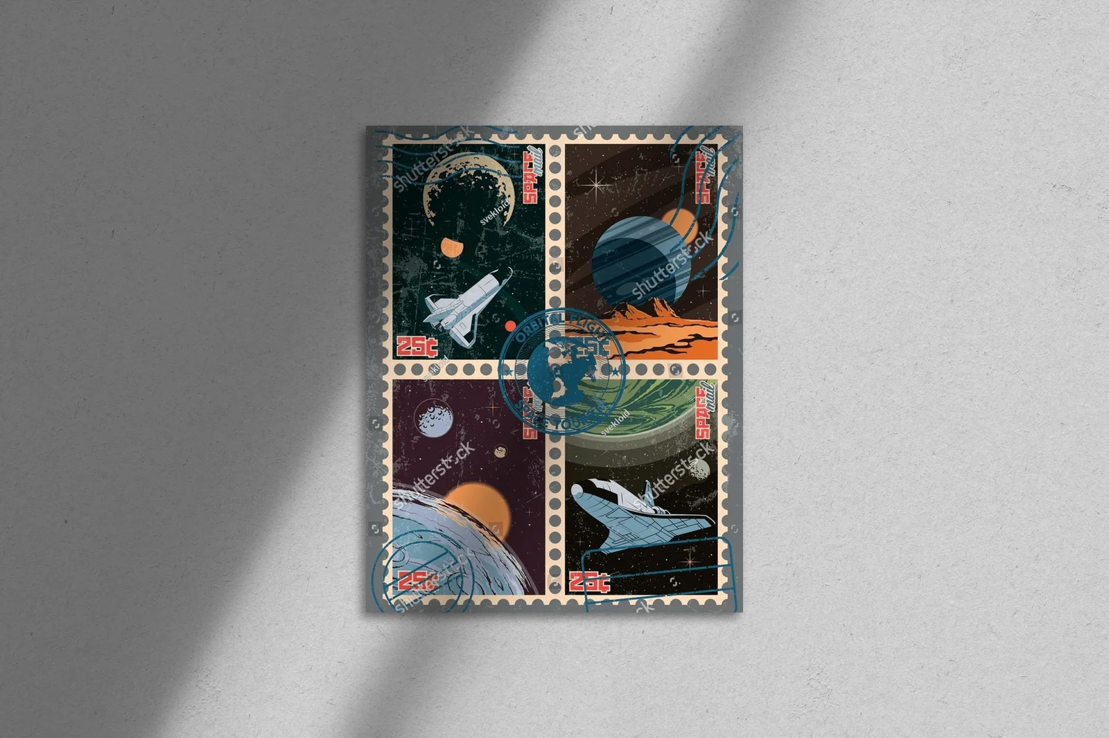 Retro-futurystyczna podróż w kosmosie