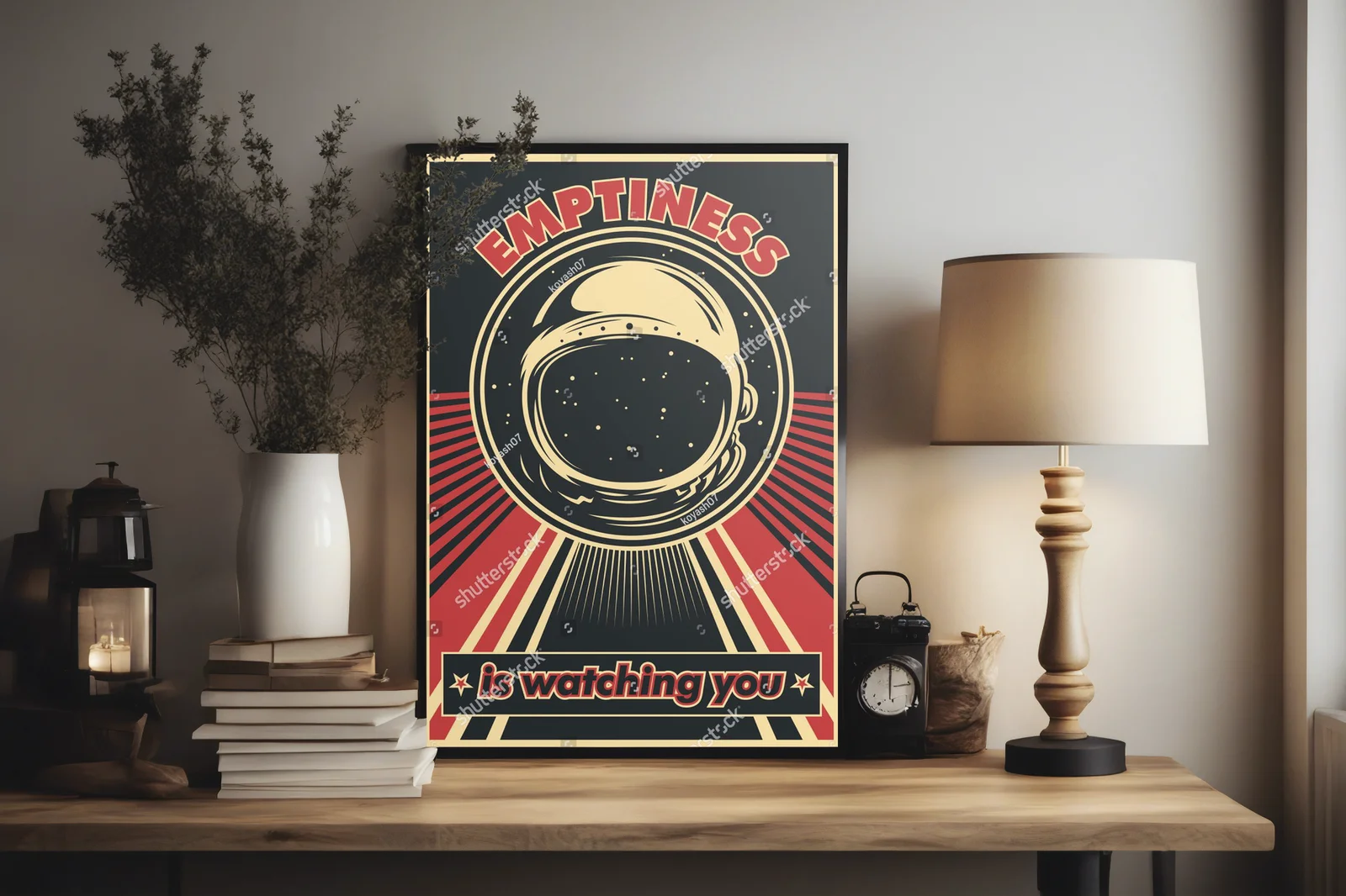 Kosmiczna propaganda w retro stylu