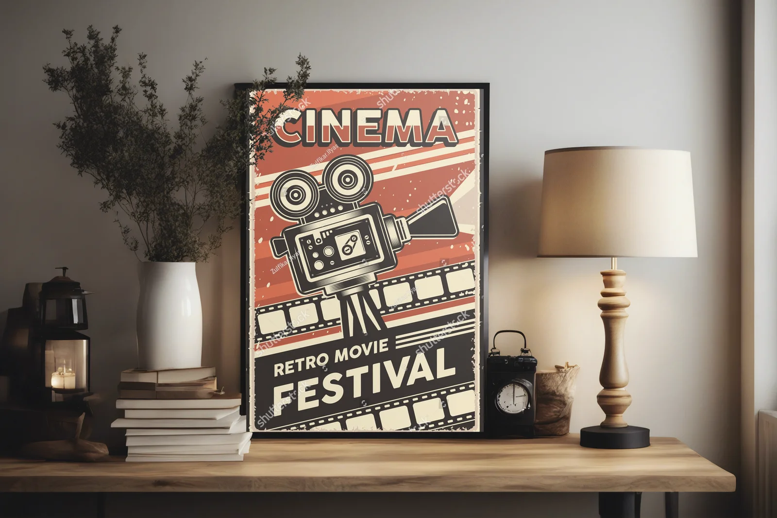 Retro filmowa elegancja w nostalgicznych barwach