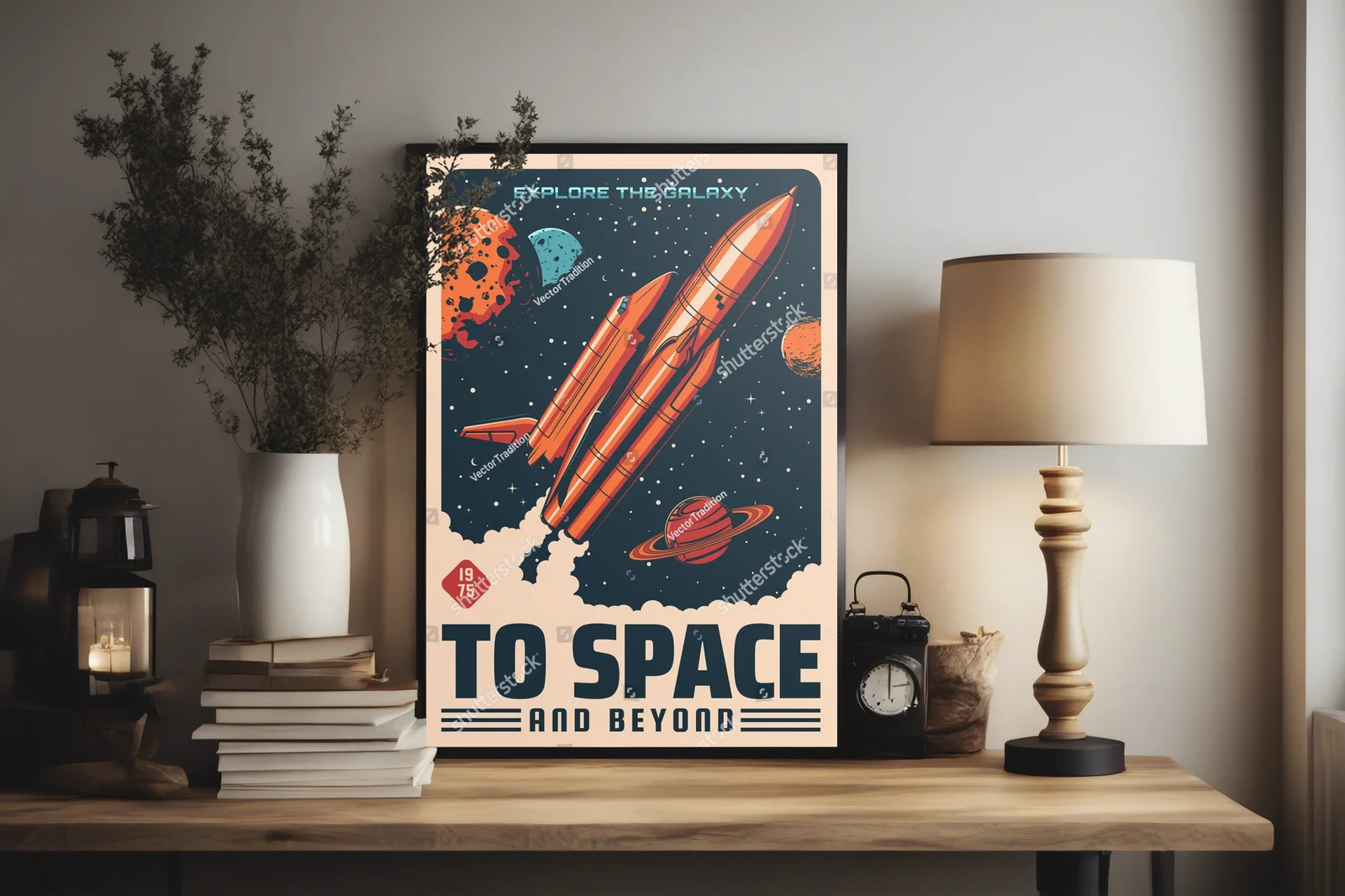 Kosmiczna podróż w retro stylu