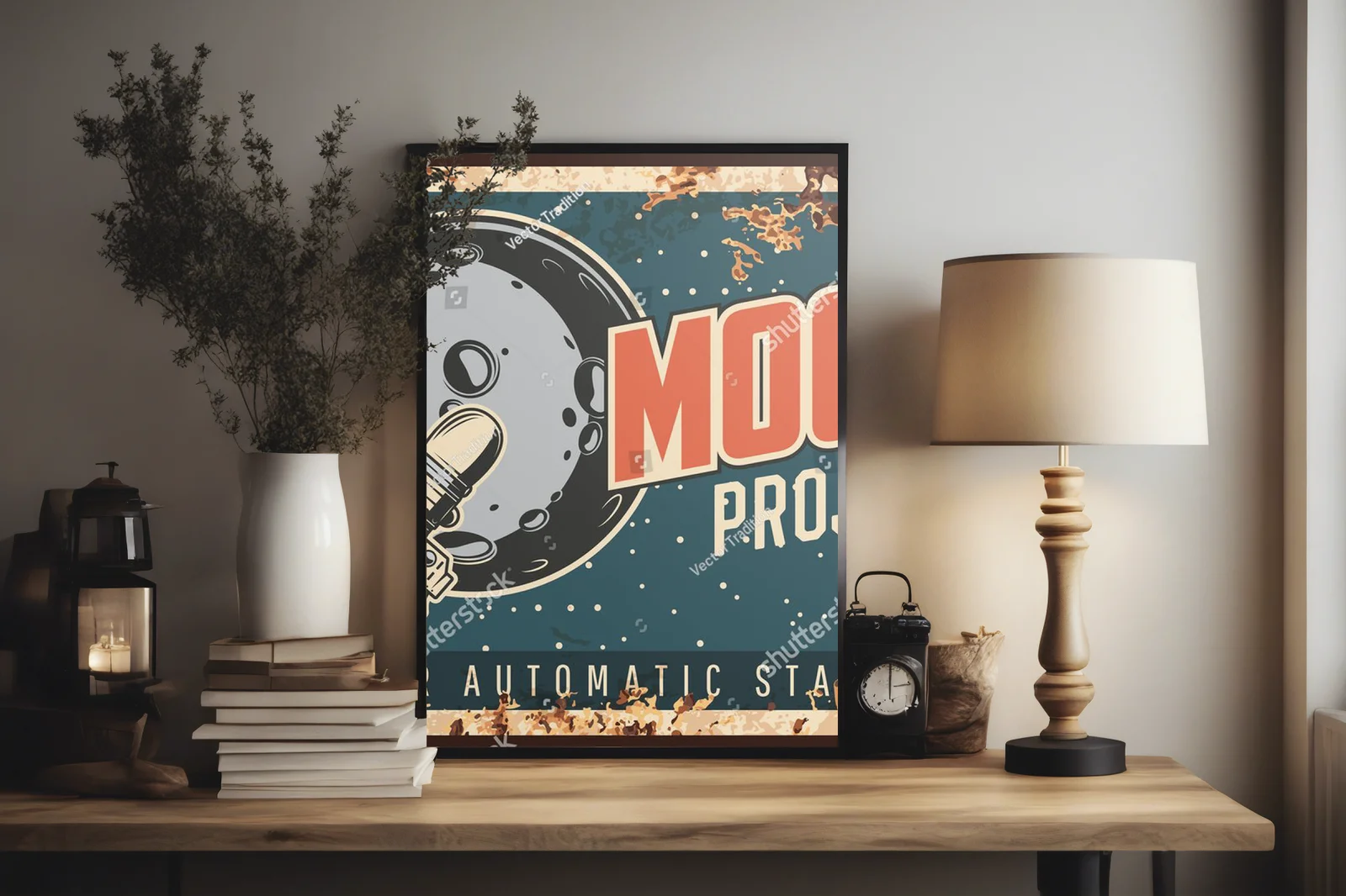 Kosmiczna podróż w retro stylu