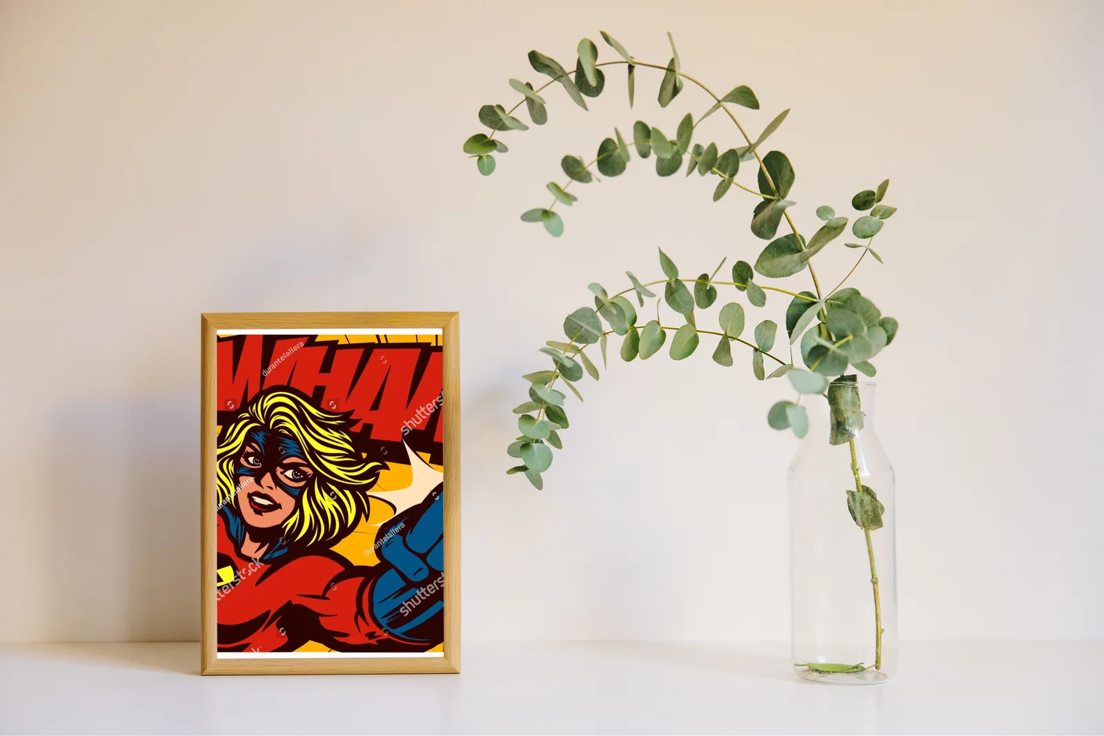 Superbohaterka w akcji – pop artowy styl
