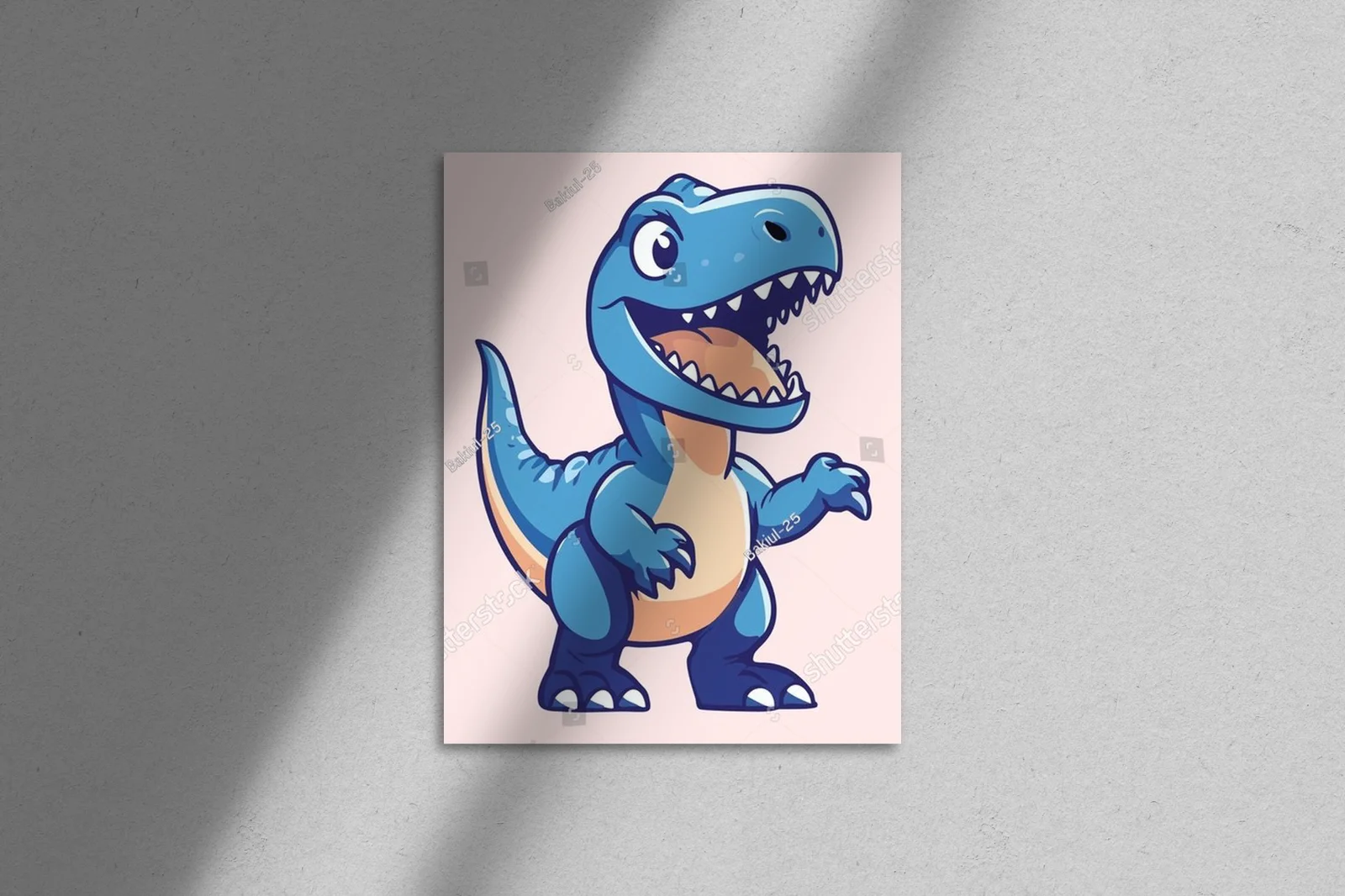 Urocze dinozaury na letnim, plażowym szaleństwie
