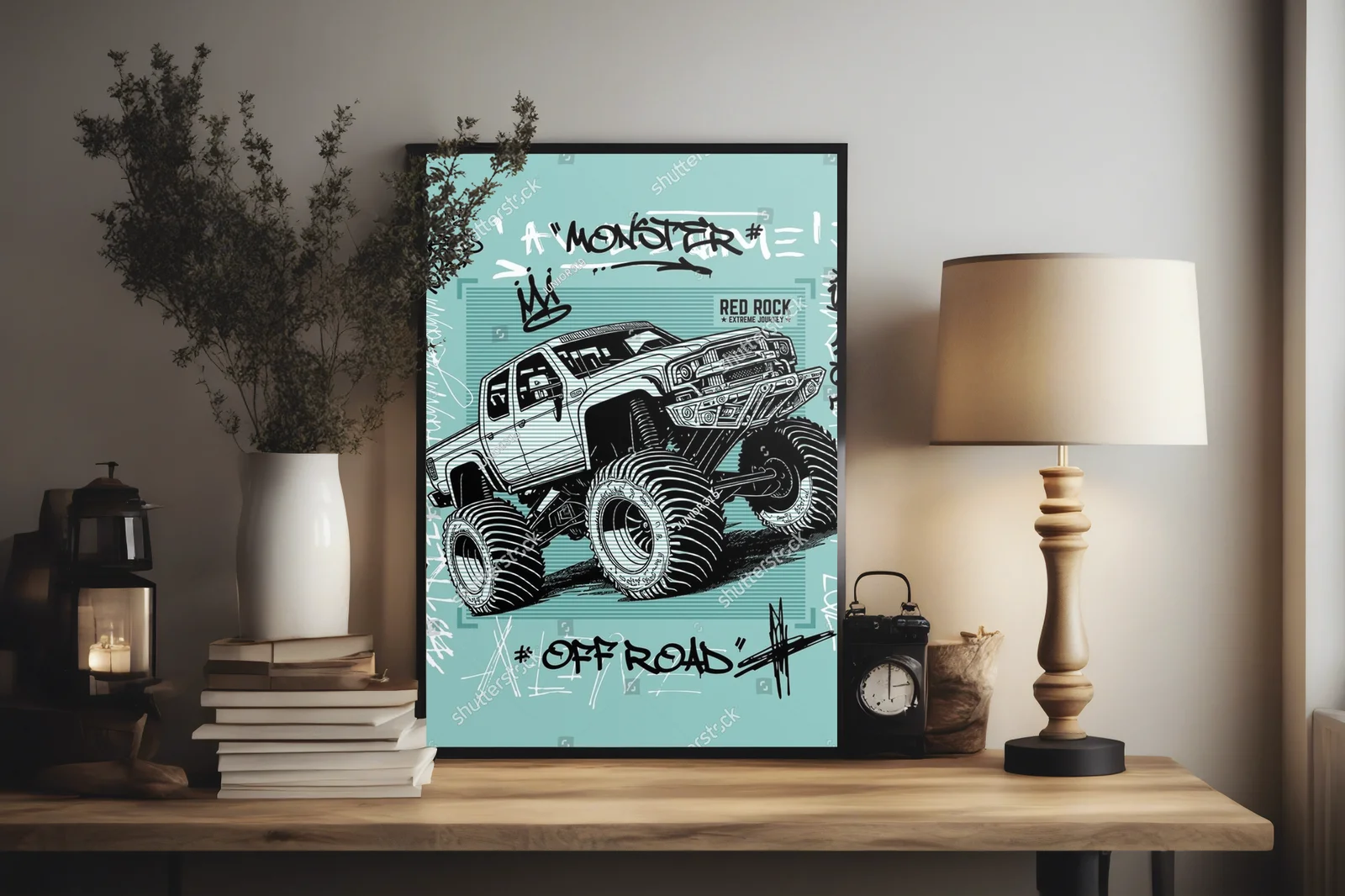 Potężny off-roadowy potwór w nasyconych kolorach