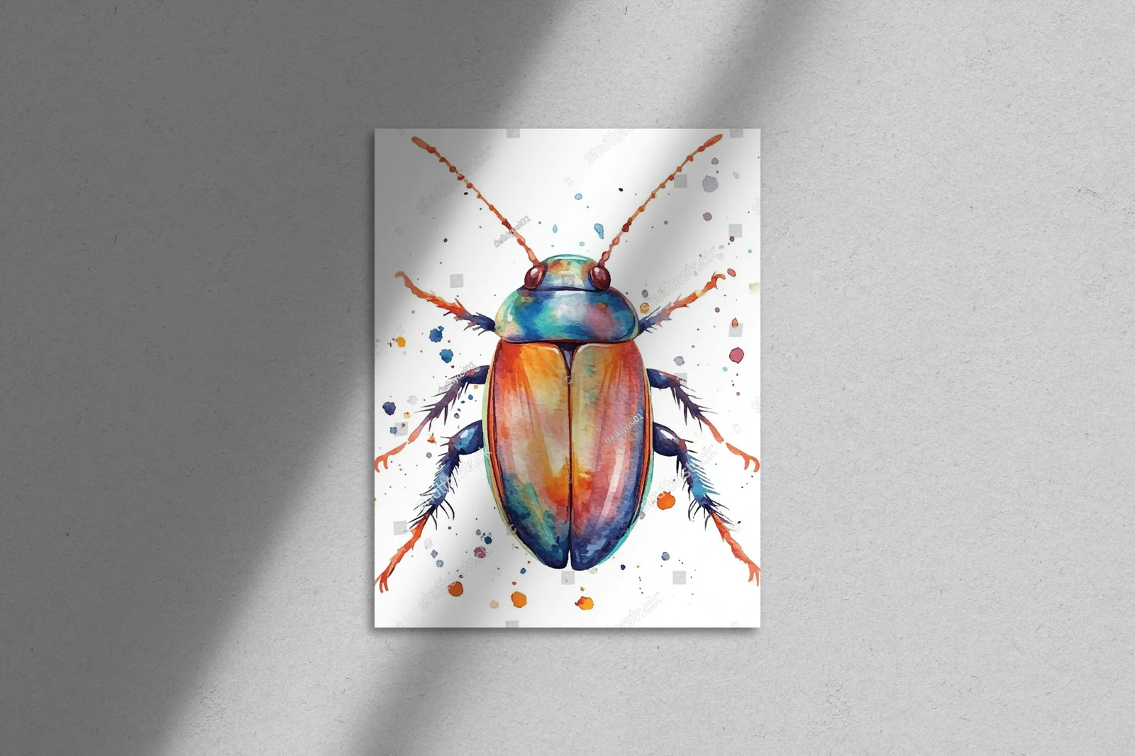 Delikatne, akwarelowe ilustracje owadów niesamowitych