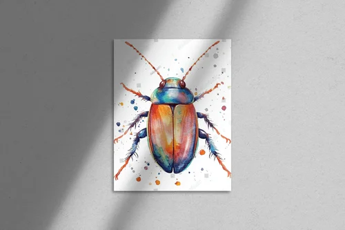 Delikatne, akwarelowe ilustracje owadów niesamowitych