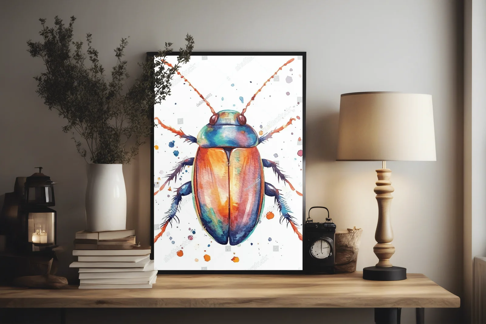 Delikatne, akwarelowe ilustracje owadów niesamowitych