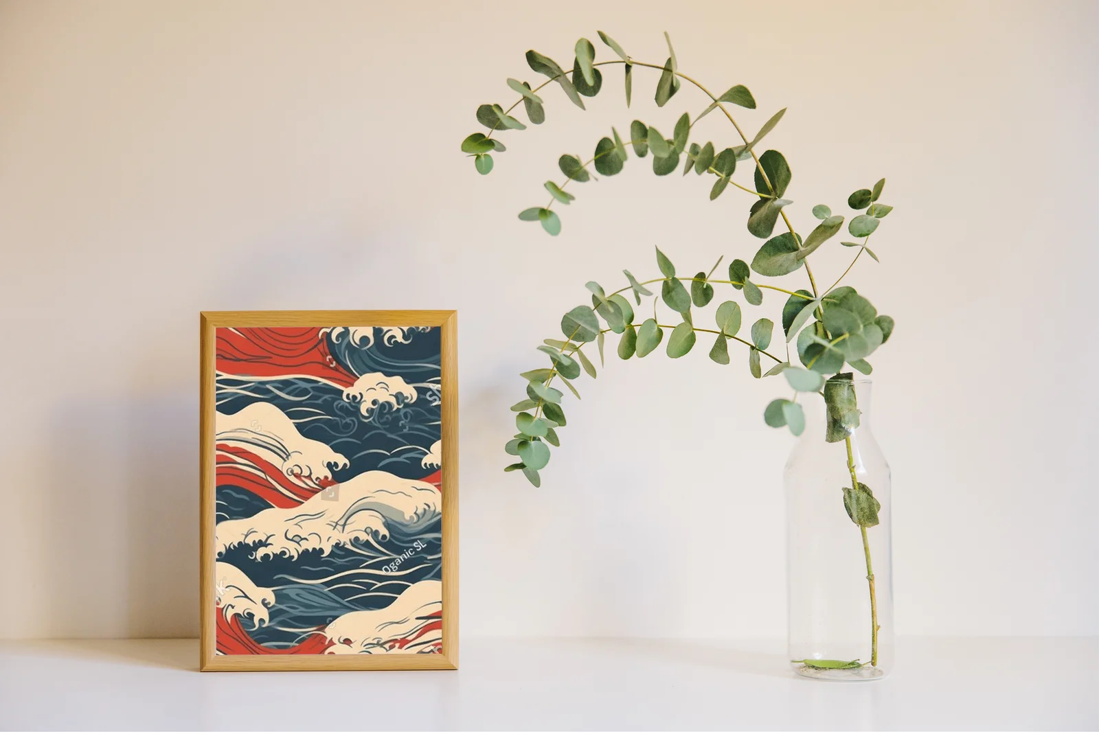 Eleganckie fale w pastelowych odcieniach Japonii