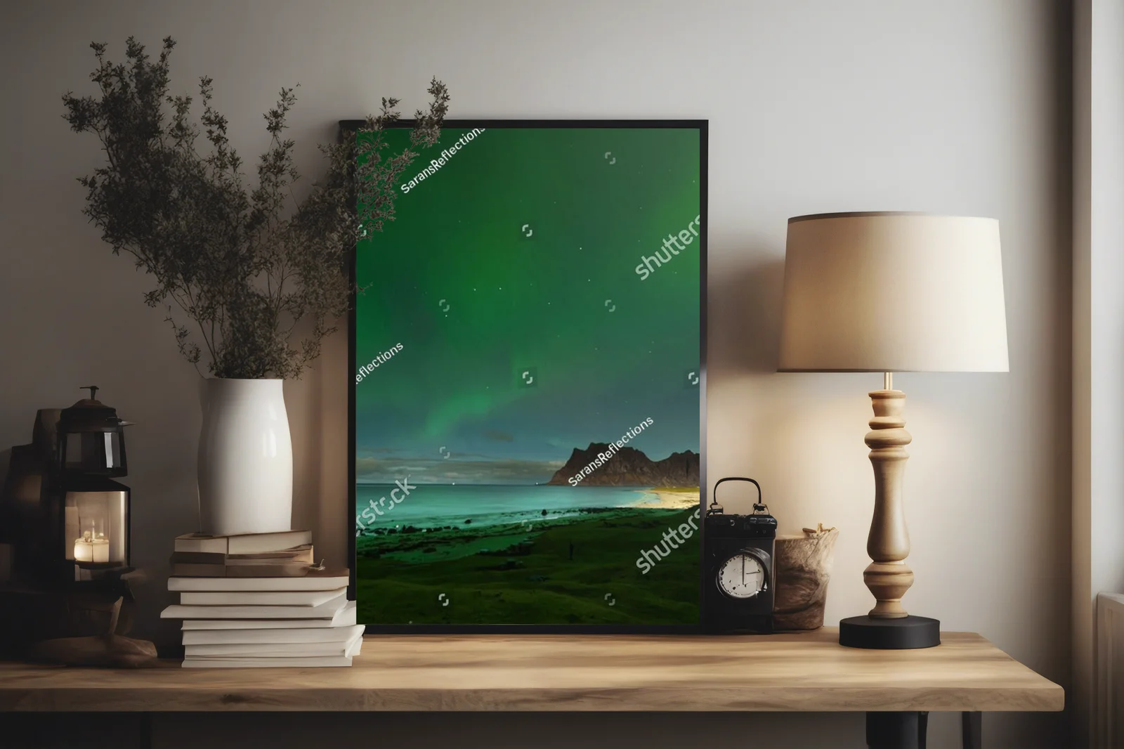 Magia norweskiego krajobrazu w nocnym blasku