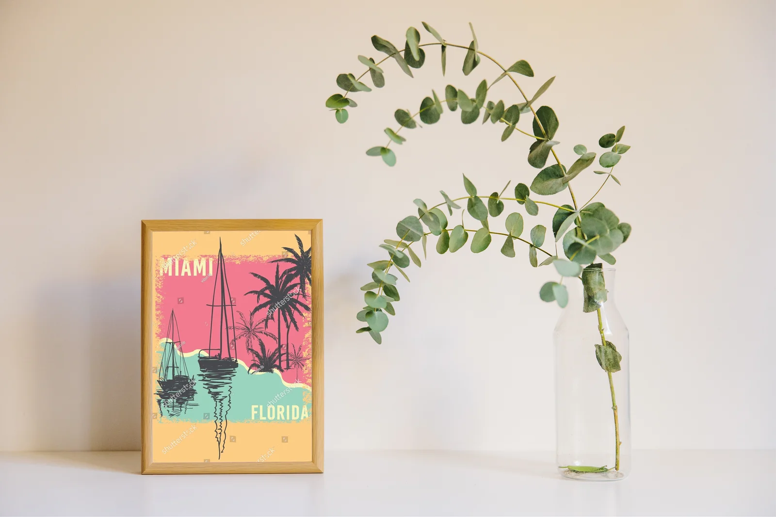 Romantyczna retro atmosfera Miami w letnich kolorach