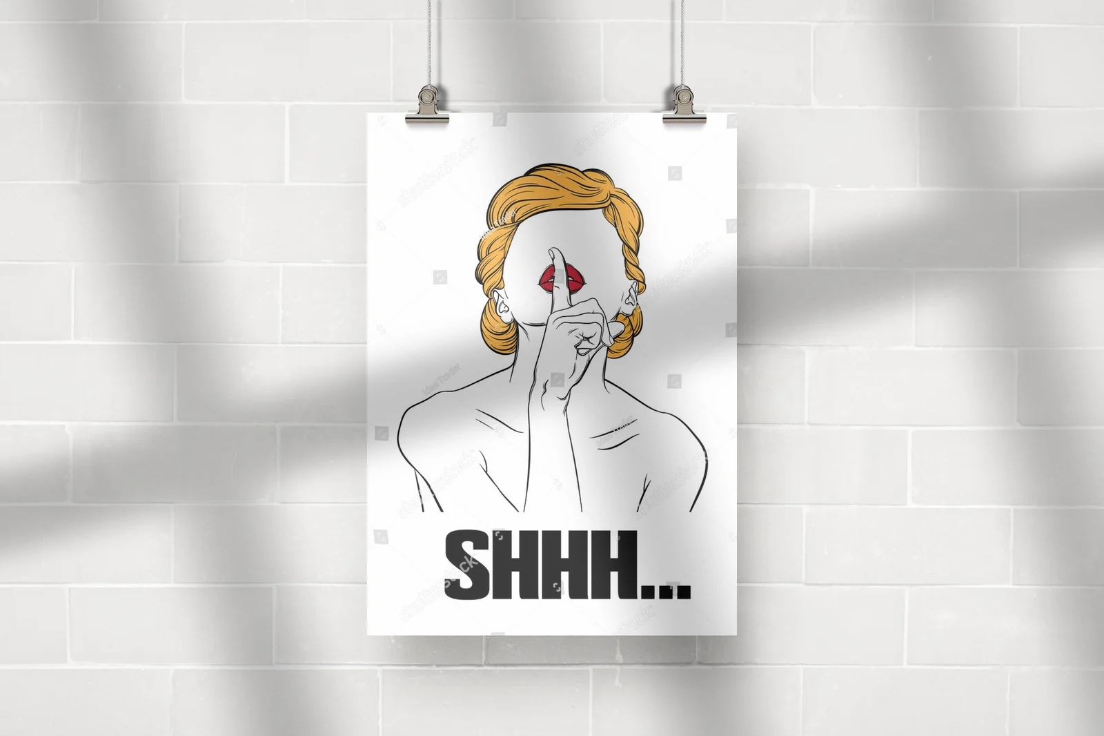 Stylowa ilustracja kobiety w artystycznym ujęciu
