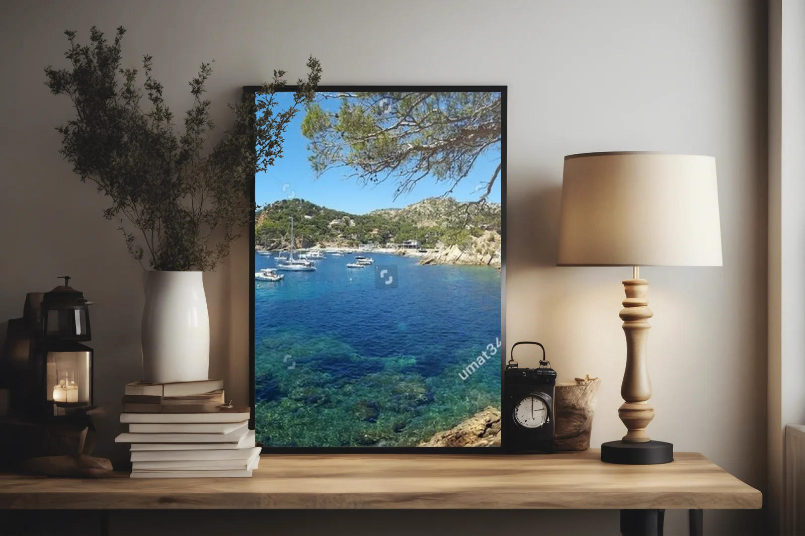 Baśniowe calanques Marseille w niebieskich odcieniach