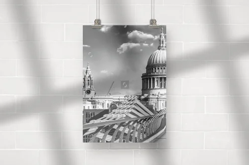 Panoramiczny widok na Katedrę św. Pawła w Londynie