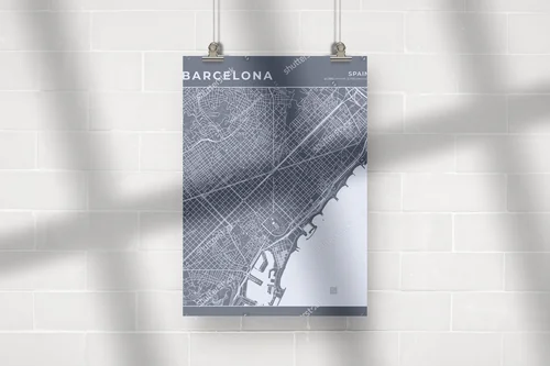 Barcelona w odcieniach szarości – minimalistyczny krajobraz