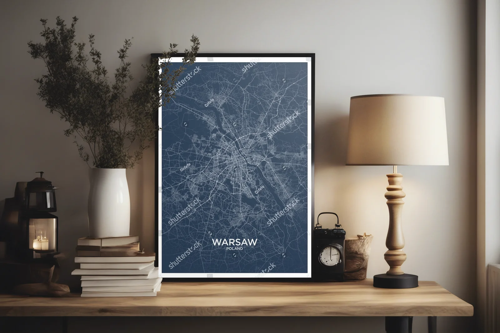 Warszawskie ulice na szarym tle – artystyczna wizja