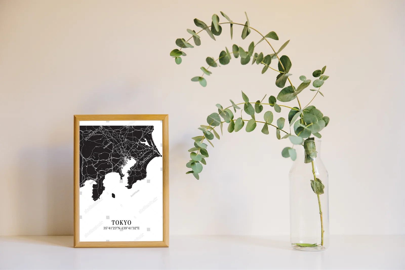 Zjawiskowa mapa Tokio w eleganckim stylu
