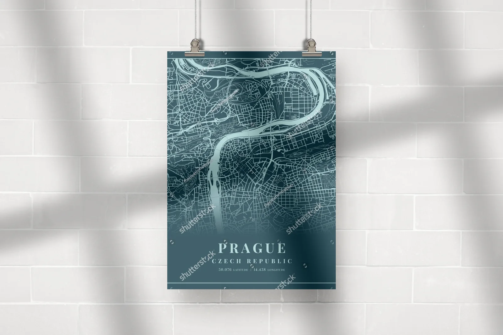 Praga w aksamitnych odcieniach – mapa miasta