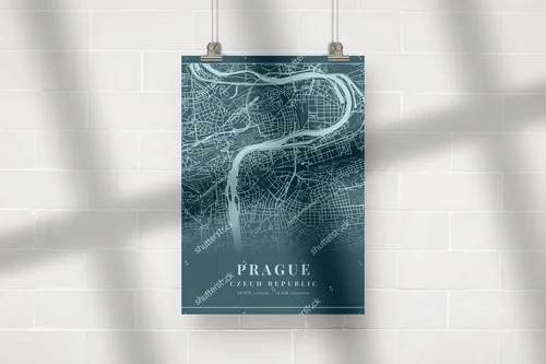 Praga w aksamitnych odcieniach – mapa miasta