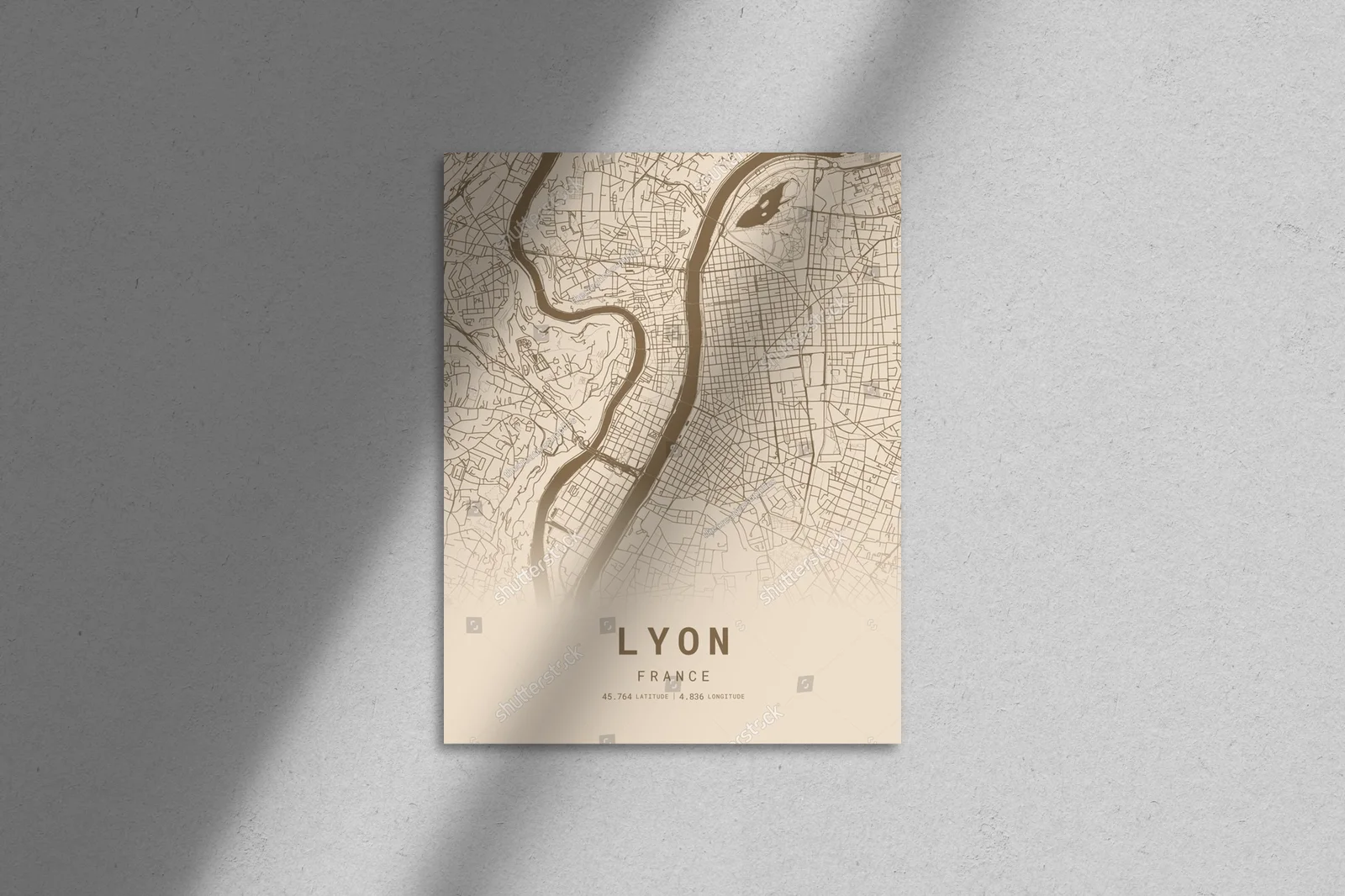 Lyon w pastelowych odcieniach – kartografia emocji