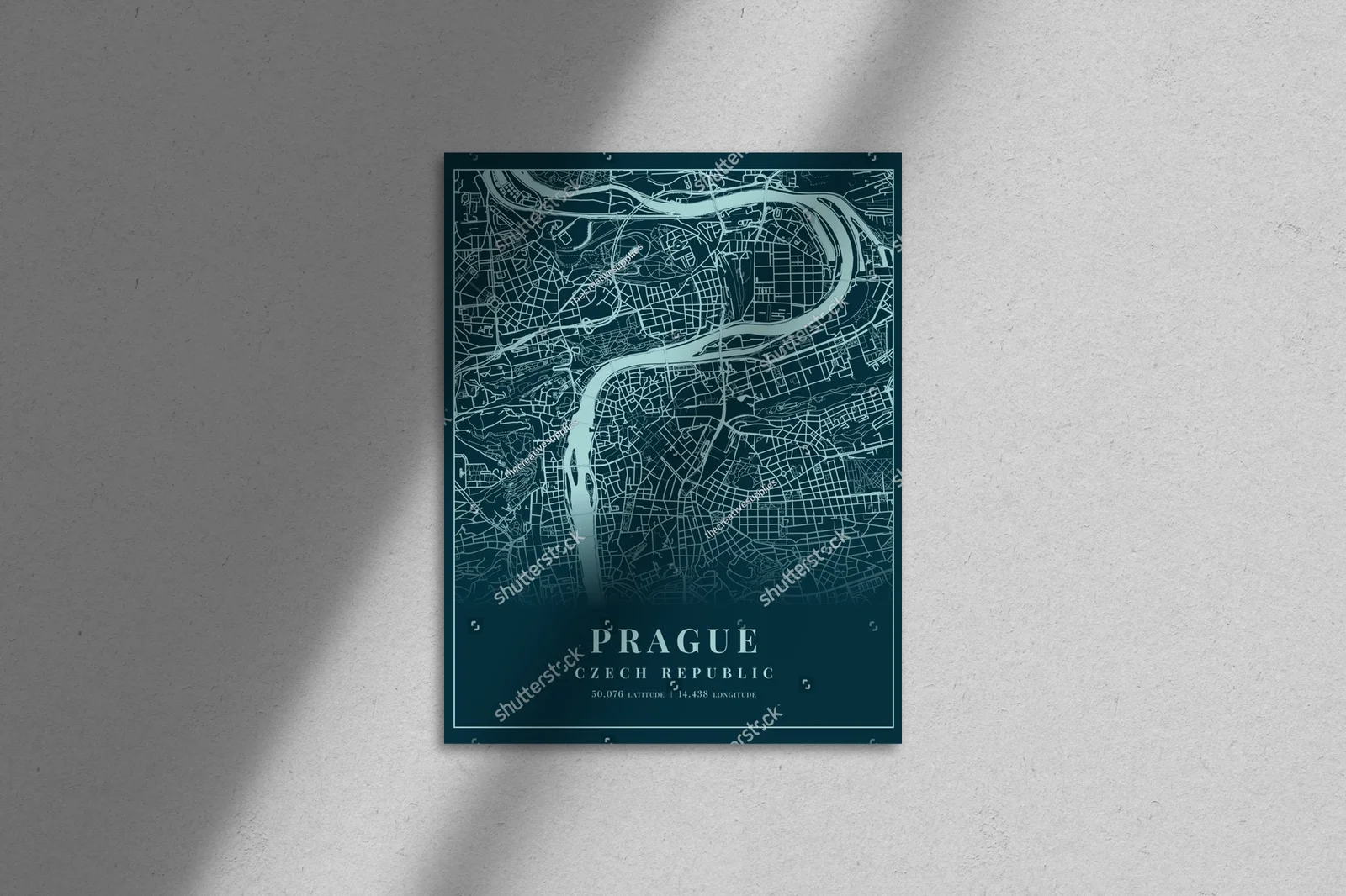 Praga w aksamitnych odcieniach – mapa miasta