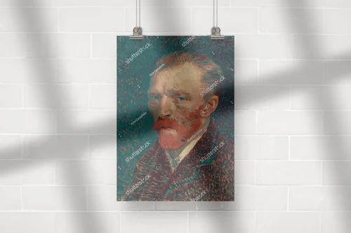 Zmysłowy portret Van Gogha w artystycznych odcieniach