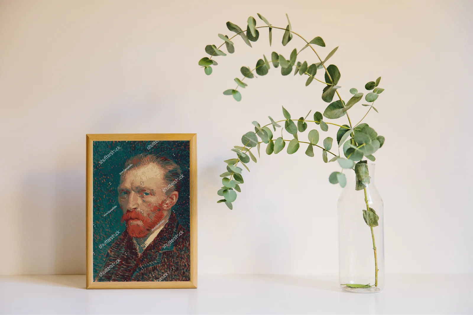 Zmysłowy portret Van Gogha w artystycznych odcieniach