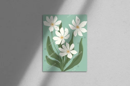 Stylowa geometria w pastelowej harmonii
