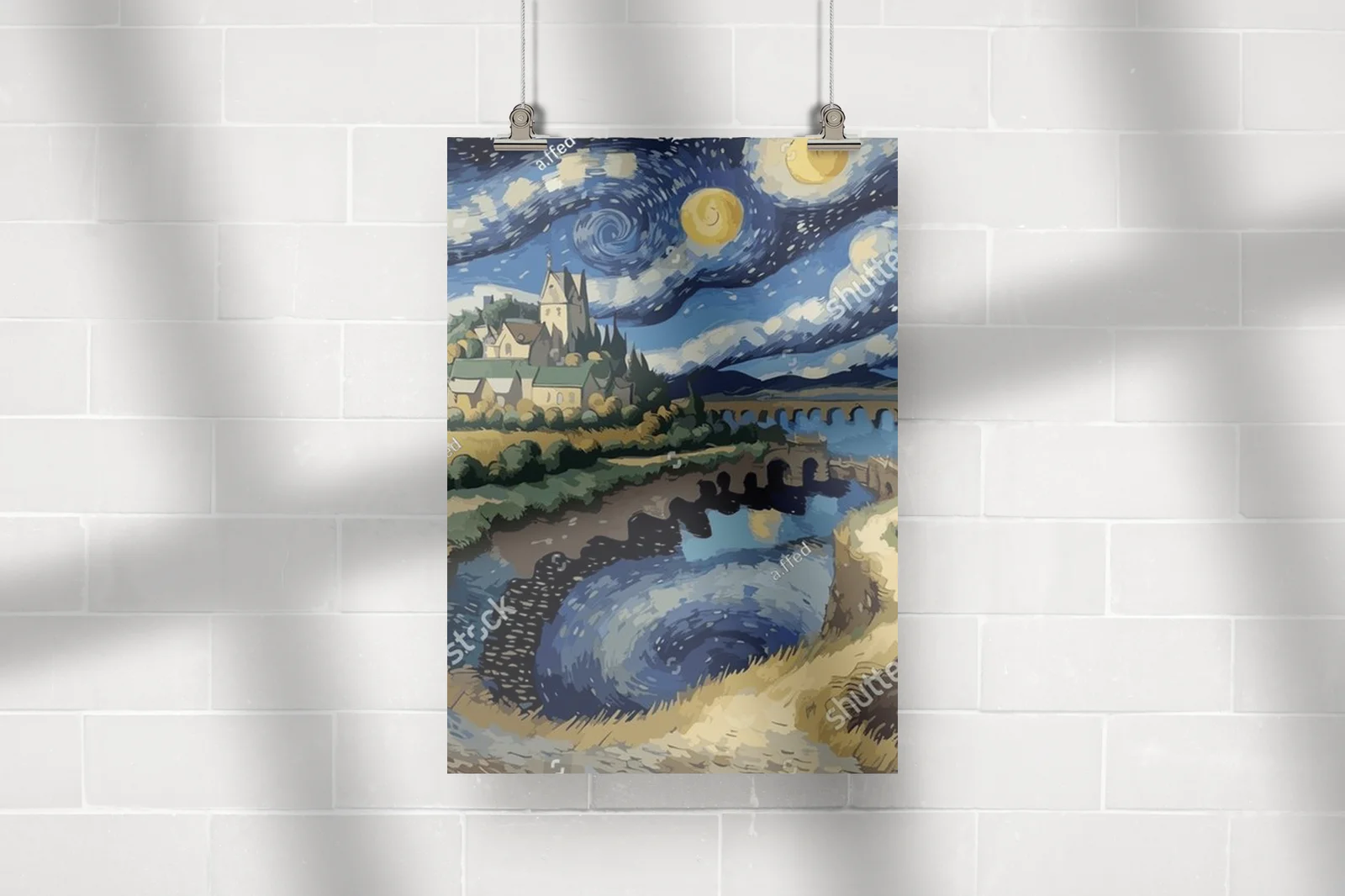 Magia nocnego nieba w stylu Van Gogha
