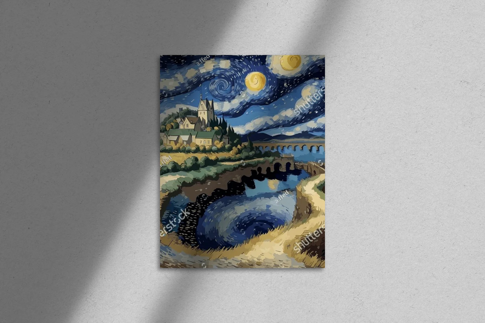 Magia nocnego nieba w stylu Van Gogha