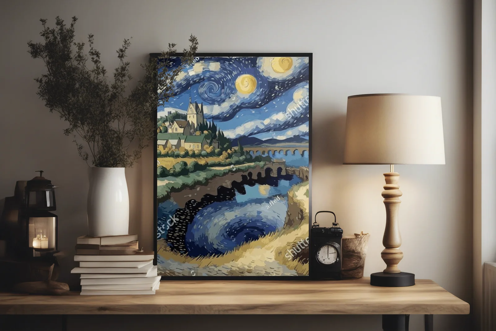 Magia nocnego nieba w stylu Van Gogha