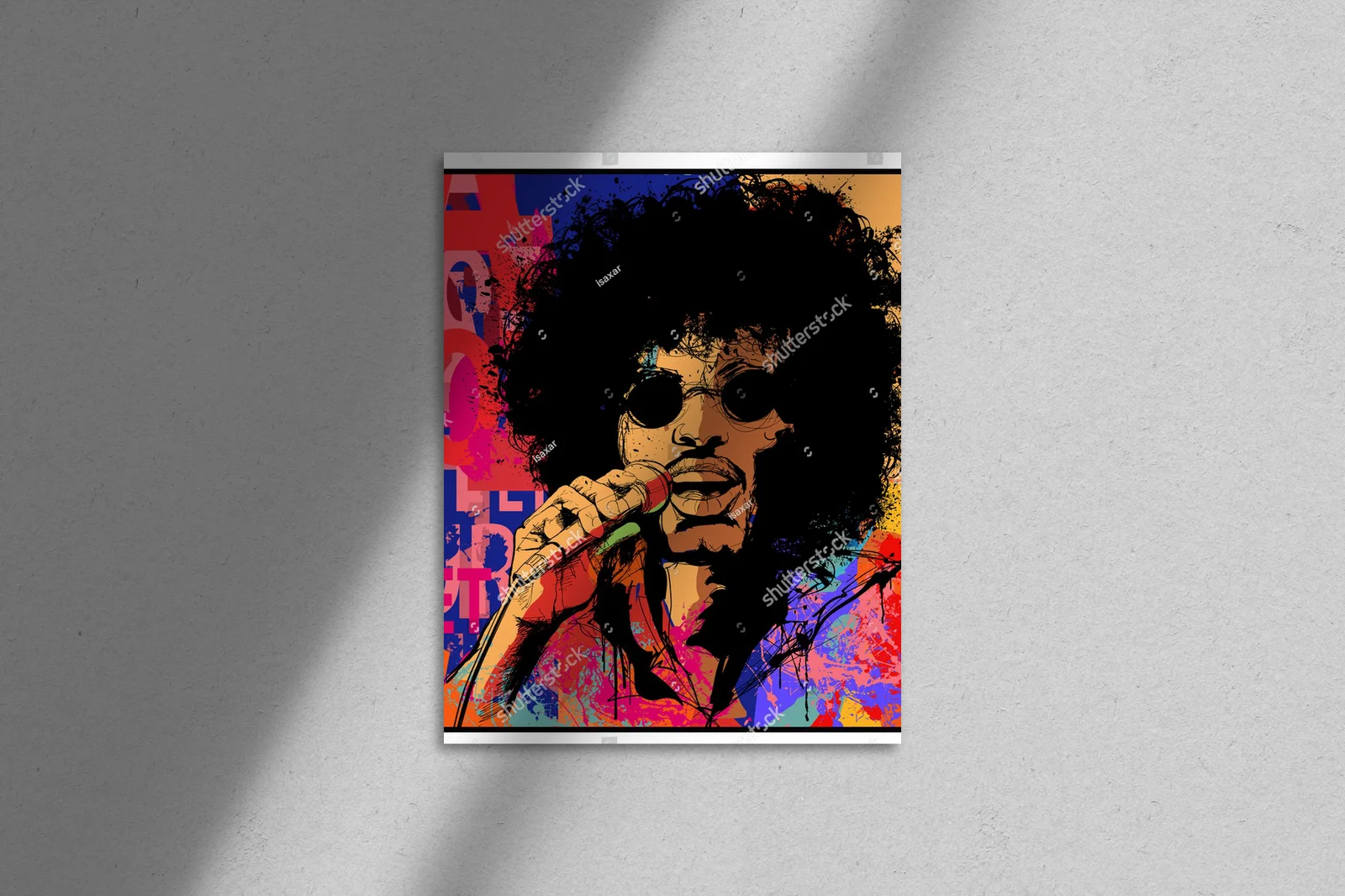 Fikcyjny portret rockowej gwiazdy lat 70.