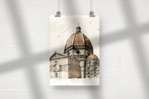 Florencja w pastelowych odcieniach aquarelli