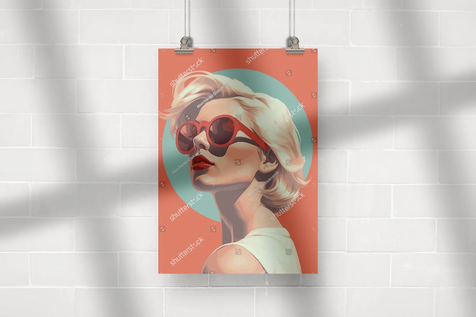 Młodzieżowy portret w retro stylu z modnym akcentem