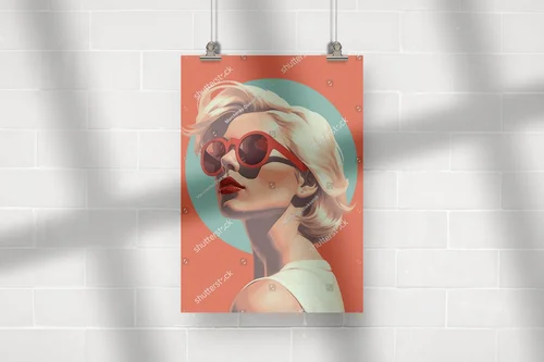 Młodzieżowy portret w retro stylu z modnym akcentem