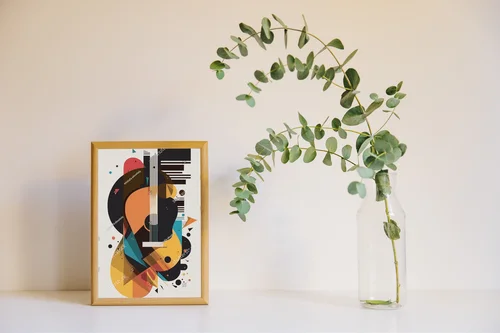 Wibrujące instrumenty w kolorowej harmonii