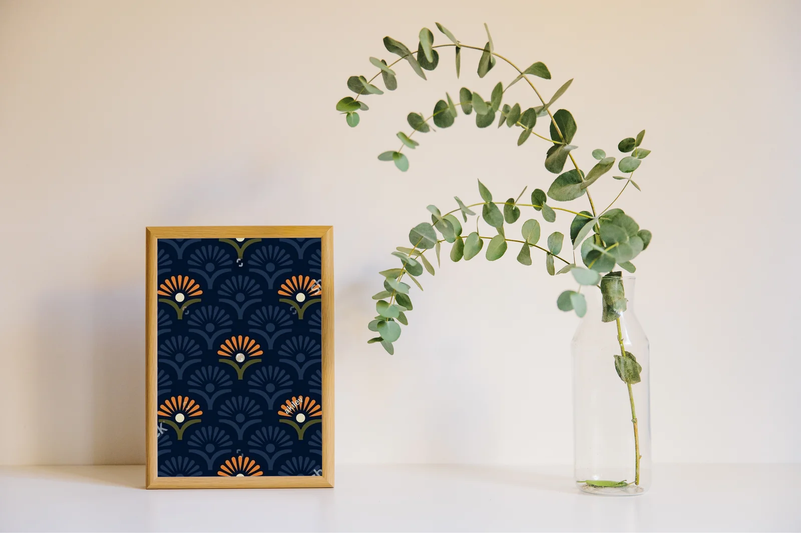Elegancka kompozycja w niebieskich odcieniach
