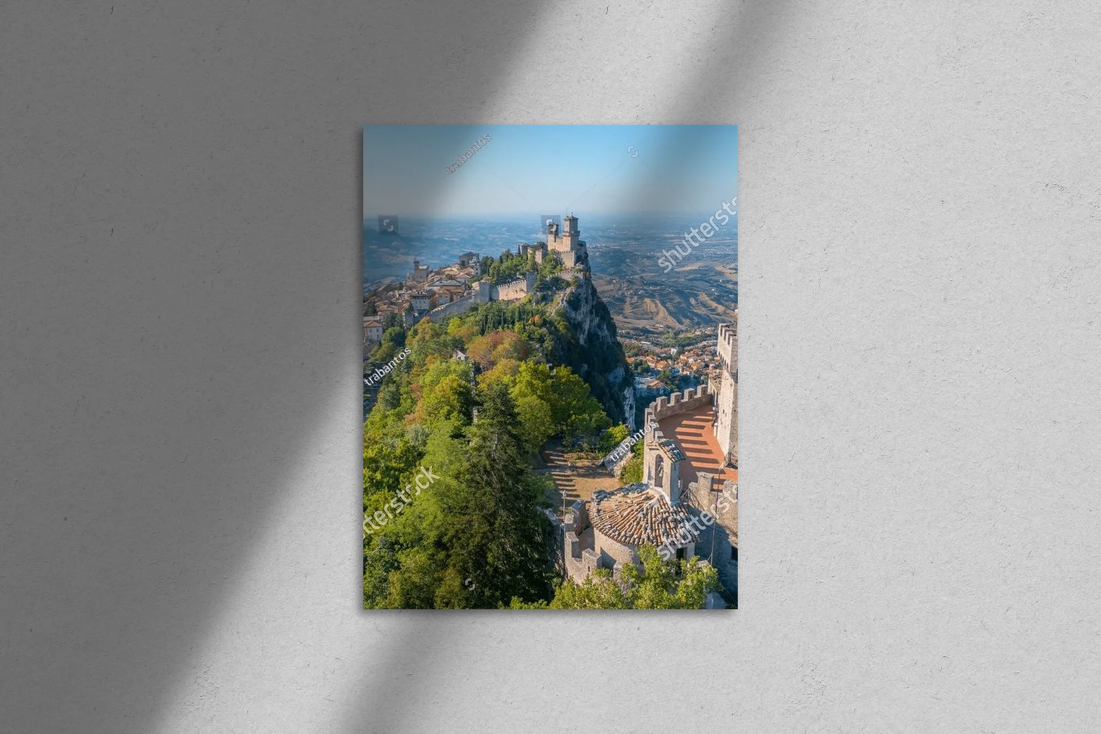 Zachwycająca panorama San Marino w błękicie