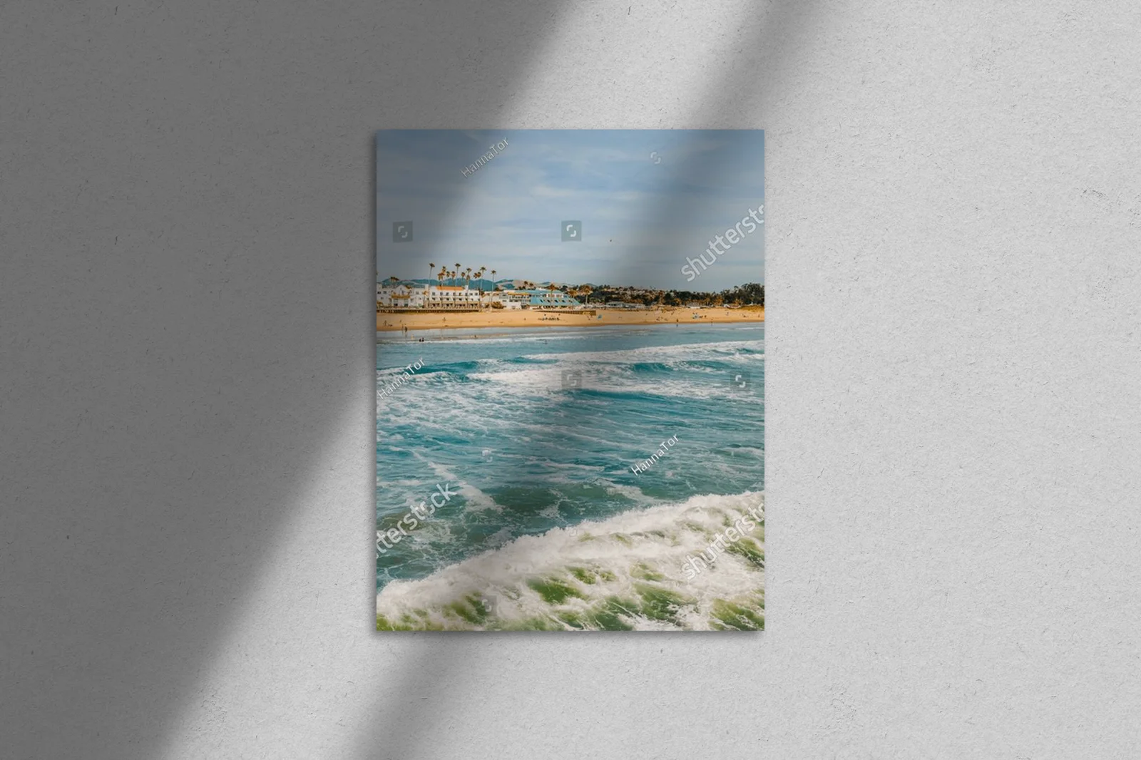 Zachwycająca plaża w Pismo Beach w pastelowych barwach